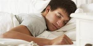 sleeping teen 